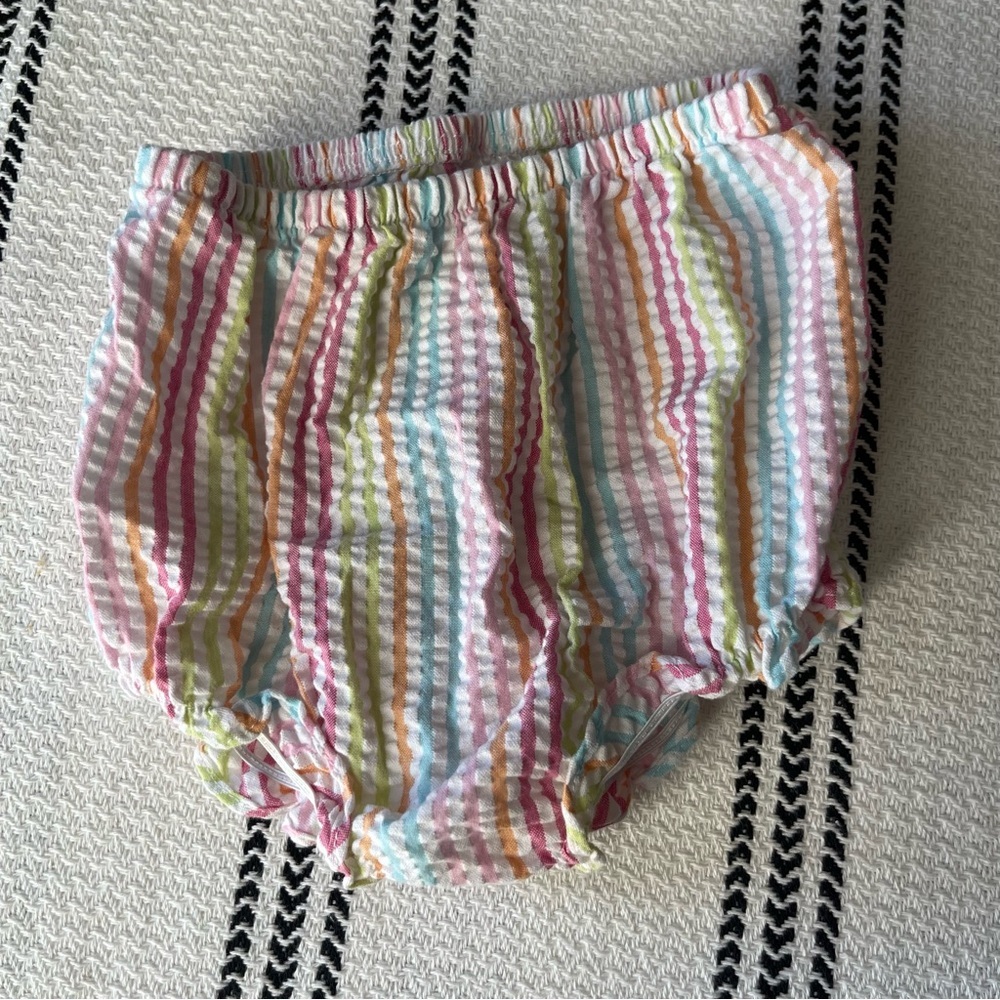 Striped bloomers | diaper cover size 24 months
